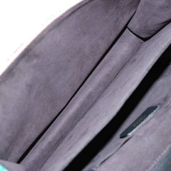 FENDI Zucca Canvas Canai Hand Bag 2way Pink Red Auth 69973A - Picture 10 of 16